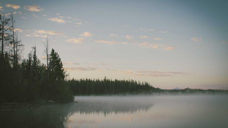 Renewable energy installation at sunset